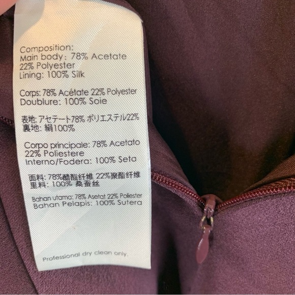 3.1 Phillip Lim sz 6 High Waist Wide Leg Aubergine Pleated Palazzo Pants - Picture 7 of 9